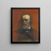 Portrait eines Mannes namens Walerjan Zawisza Linkowiec - Henryk Siemiradzki — gerahmtes Bild an der Wand