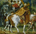 Héraclius auf dem Pferd mit dem Kreuz - Adam Elsheimer — Ansicht des Kunstwerks