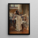 Va belle rose dis-lui qu'elle perd son temps et le mien - Herbert James Draper — gerahmtes Bild an der Wand