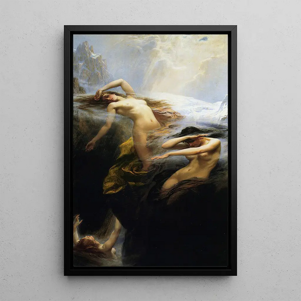 Herbert James Draper - The Mists Of The Mountains.webp