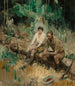 Pause de la chasse - Herbert Morton Stoops — Ansicht des Kunstwerks