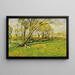 Hackensack New Jersey Angler-Teich - Herman Hartwich — gerahmtes Bild an der Wand