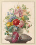 Blumen in einer Vase mit Rotem Admiral - Herman Henstenburgh — Ansicht des Kunstwerks