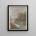 Volaille am Bach in den Bergen - Herman Henstenburgh — gerahmtes Bild an der Wand