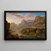 Landschaft - Herman Saftleven — gerahmtes Bild an der Wand