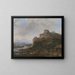 Landschaft am Rhein - Herman Saftleven — gerahmtes Bild an der Wand
