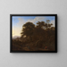 Landschaft mit Reisenden - Herman Saftleven — gerahmtes Bild an der Wand