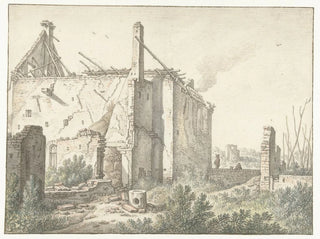 Rune eines Hauses in Utrecht - Herman Saftleven — Ansicht des Kunstwerks