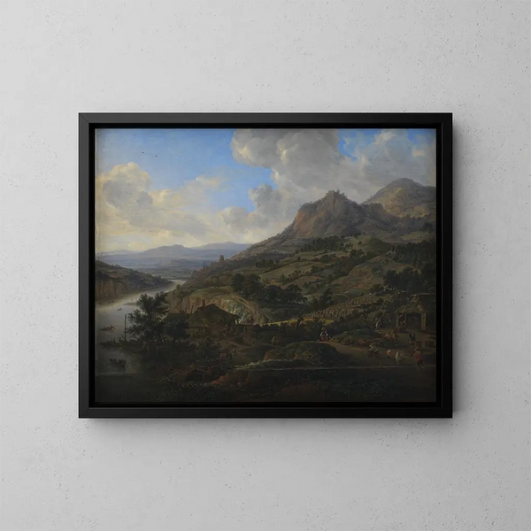 Herman Saftleven — gerahmtes Bild an der Wand