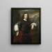 Portrait eines Mannes - Herman Verelst — gerahmtes Bild an der Wand