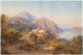 Eine Sommerabend am Lago Maggiore - Hermann David Salomon Corrodi — Ansicht des Kunstwerks
