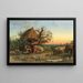 Ein Hirte, der im Hintergrund Dudelsack spielt, Rom - Hermann David Salomon Corrodi — gerahmtes Bild an der Wand