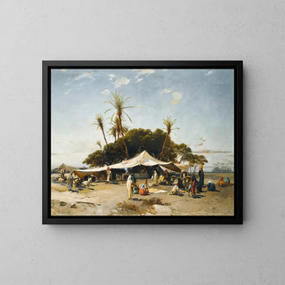 Hermann David Salomon Corrodi - A camp in the desert.webp