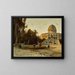 Der Kuppel des Felsens in Jerusalem - Hermann David Salomon Corrodi — gerahmtes Bild an der Wand