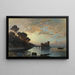 Torre Astura Nettuno - Hermann David Salomon Corrodi — gerahmtes Bild an der Wand