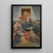 La Madone des nécessiteux - Hermann Eichler — gerahmtes Bild an der Wand