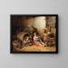 Spielgefährten - Hermann Kern — gerahmtes Bild an der Wand