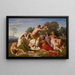 L'Éducation de Jupiter sur le mont Ida en Crète - Hermann Steinfurth — gerahmtes Bild an der Wand
