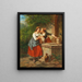 Le message d'amour - Hermann Werner — gerahmtes Bild an der Wand