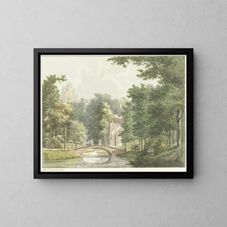 Hermanus Numan - Het landgoed Velzerbeek bij Velsen.webp