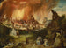 L'incendie de Sodome, Loth avec ses filles - Herri met de Bles — Ansicht des Kunstwerks
