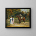 Eine charmante Begegnung - Heywood Hardy — gerahmtes Bild an der Wand