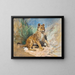 Ein Löwenjunges - Heywood Hardy — gerahmtes Bild an der Wand