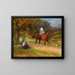 Armut und Privileg - Heywood Hardy — gerahmtes Bild an der Wand