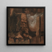 Hic clavis alias porta - Victor Hugo — gerahmtes Bild an der Wand