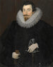 Portrait de Sir John Harrington - Hieronimos Custodis — Ansicht des Kunstwerks