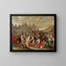 Der Auszug der Israeliten aus Ägypten - Hieronymus Francken III — gerahmtes Bild an der Wand