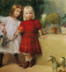 Hilda und Franzi von Matsch, die Kinder des Künstlers - Franz von Matsch — Ansicht des Kunstwerks