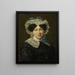 Portrait von Maria Adriana van der Sluys Ehefrau von Hermanus Martinus Eekhout - Hillebrand Dirk Loeff — gerahmtes Bild an der Wand
