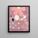 Die zehn größten Nr. 5 des Erwachsenenalters - Hilma af Klint — gerahmtes Bild an der Wand