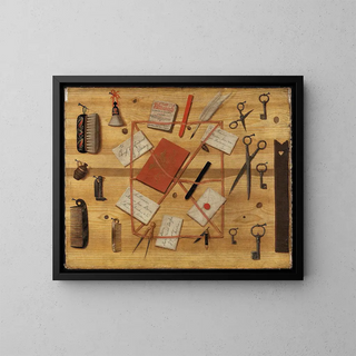 Hindric Sebastian Sommar - Letter Rack Trompe loeil.webp