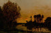 eines Sonnenuntergangs am Ufer - Hippolyte Camille Delpy — Ansicht des Kunstwerks