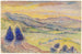 Eine weite Tal bei Sonnenuntergang - Hippolyte Petitjean — Ansicht des Kunstwerks