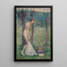 Badende - Hippolyte Petitjean — gerahmtes Bild an der Wand