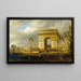 Die Feier der Brüderlichkeit am 20. April 1848 am Place de l'Étoile Verteilung der Fahnen an die Nationalgarde - Hippolyte Sbron — gerahmtes Bild an der Wand