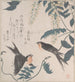 Hirondelles et glycine - Kubo Shunman — Ansicht des Kunstwerks