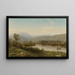 Vue sur le Housatonic - Homer Dodge Martin — gerahmtes Bild an der Wand