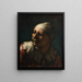 Kopf des Pasquin - Honoré Daumier — gerahmtes Bild an der Wand