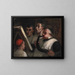 Le Lutrin - Honoré Daumier — gerahmtes Bild an der Wand