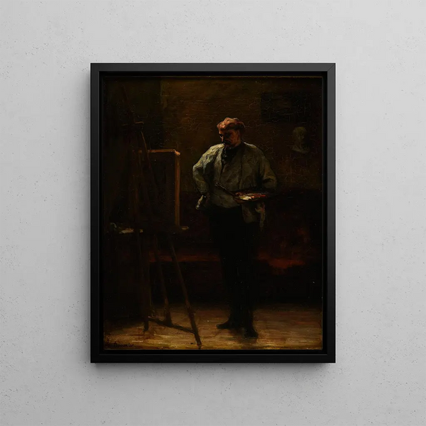 Der Maler - Honoré Daumier — gerahmtes Bild an der Wand