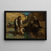 Der erste Bad - Honoré Daumier — gerahmtes Bild an der Wand