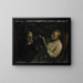 La Lecture - Honoré Daumier — gerahmtes Bild an der Wand