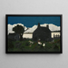 Cabane dans le coton - Horace Pippin — gerahmtes Bild an der Wand