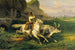 Ein römischer Hirte, der Vieh führt - Horace Vernet — Ansicht des Kunstwerks