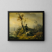 Jagd auf Enten - Horace Vernet — gerahmtes Bild an der Wand