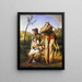 Juda und Tamar - Horace Vernet — gerahmtes Bild an der Wand